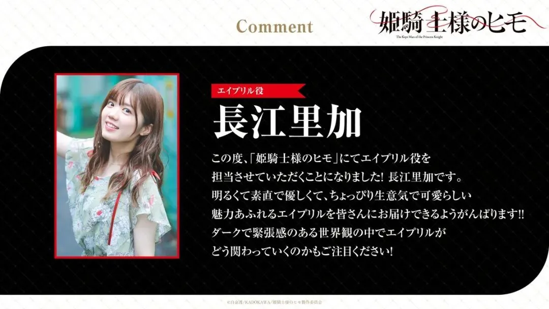 动画《公主骑士的小白脸》主视觉图公开 追加高桥李依等声优