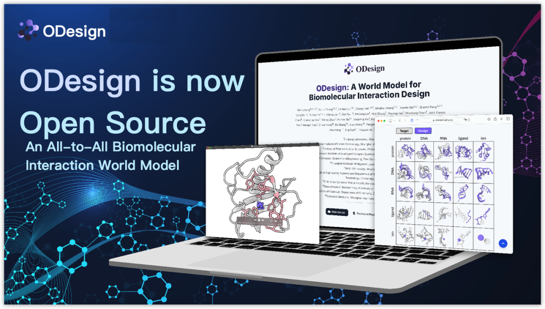 ODesign: 全模态分子设计基座模型，从Baker Lab到英灵殿科技的跨越