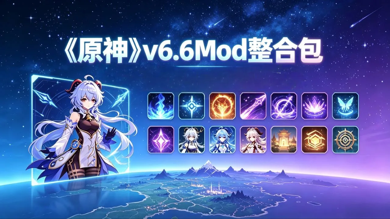 视觉党与帧率党的终极爽玩包！《原神》v6.6版Mod美化更新至妮可和布伦妮