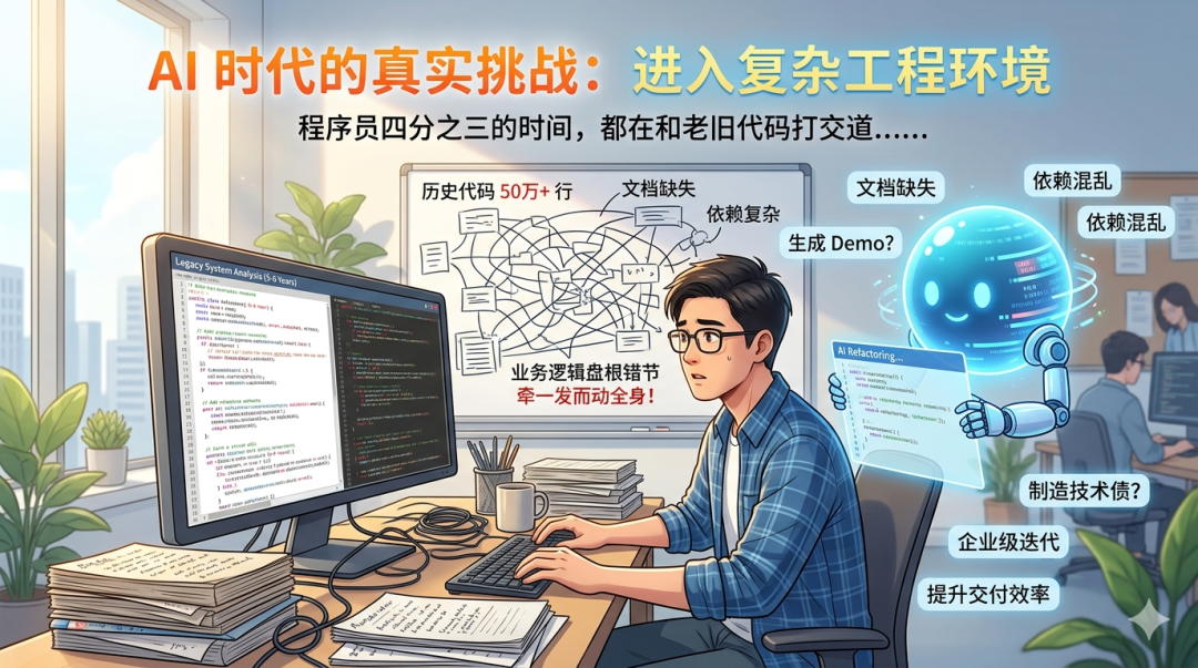 AI改造老旧代码，为何频频翻车？——从Claude Code看企业级项目改造的真相