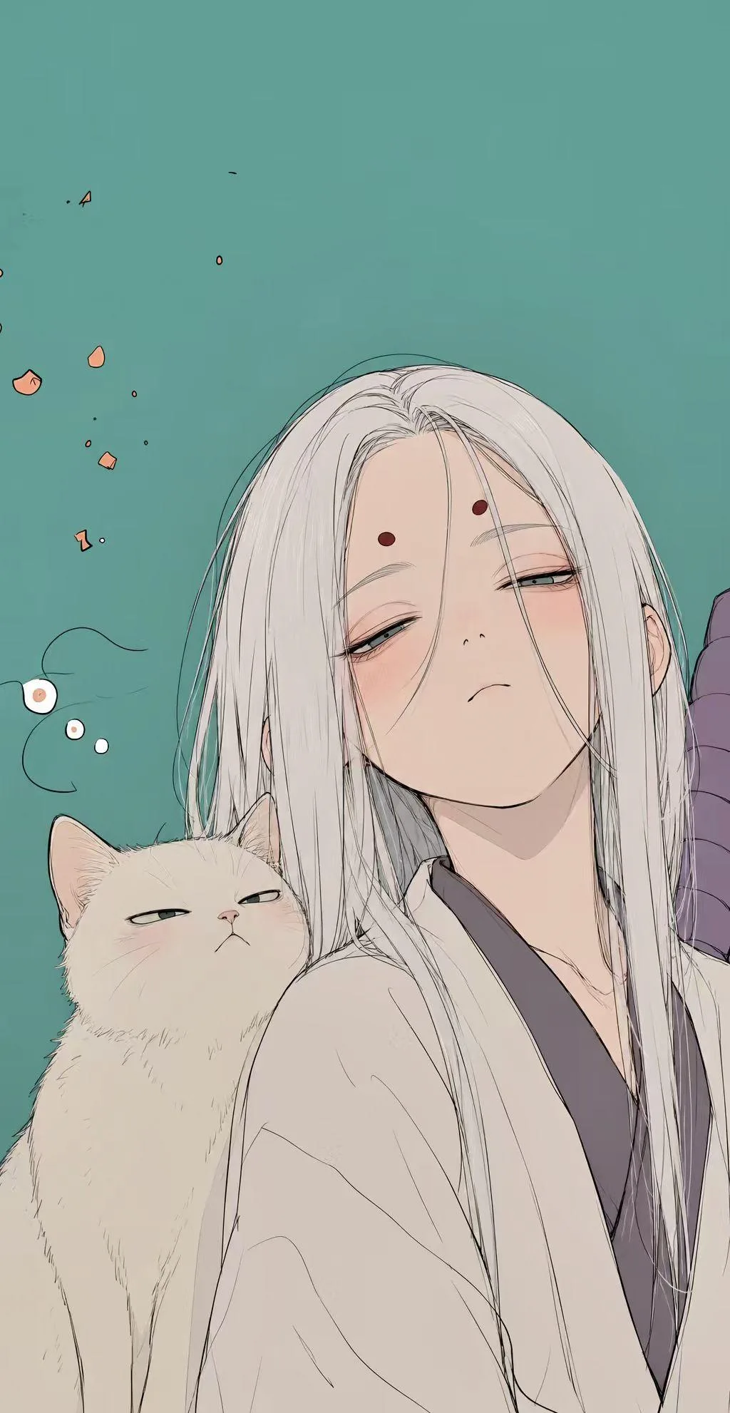 火影慵懒猫咪手机壁纸18张合集