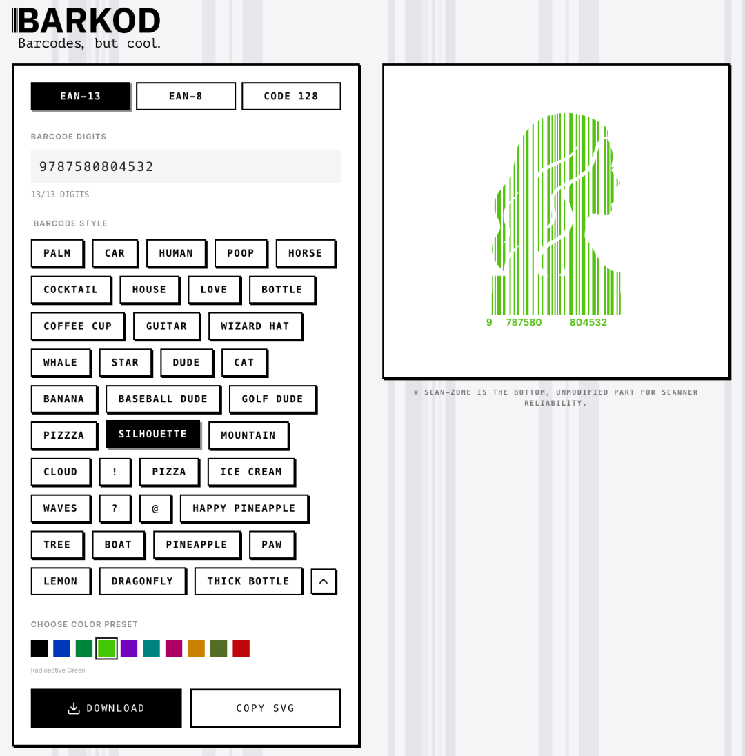 【条形码变身艺术设计】AI生成工具BARKOD免费体验
