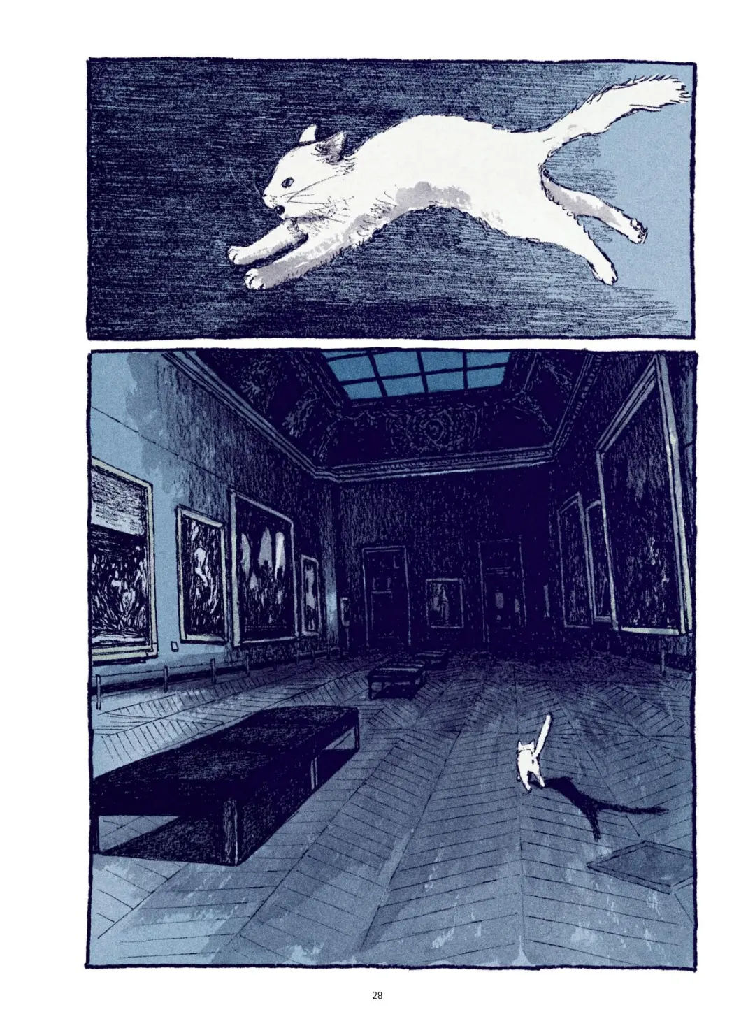 法漫推荐《卢浮宫的猫》：穿梭画境的奇幻悬疑大作