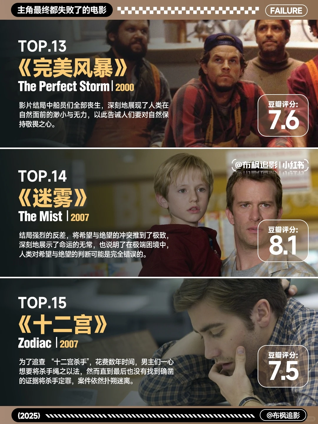 当努力化为泡影：盘点15部主角拼尽全力却最终失败的高分致郁电影