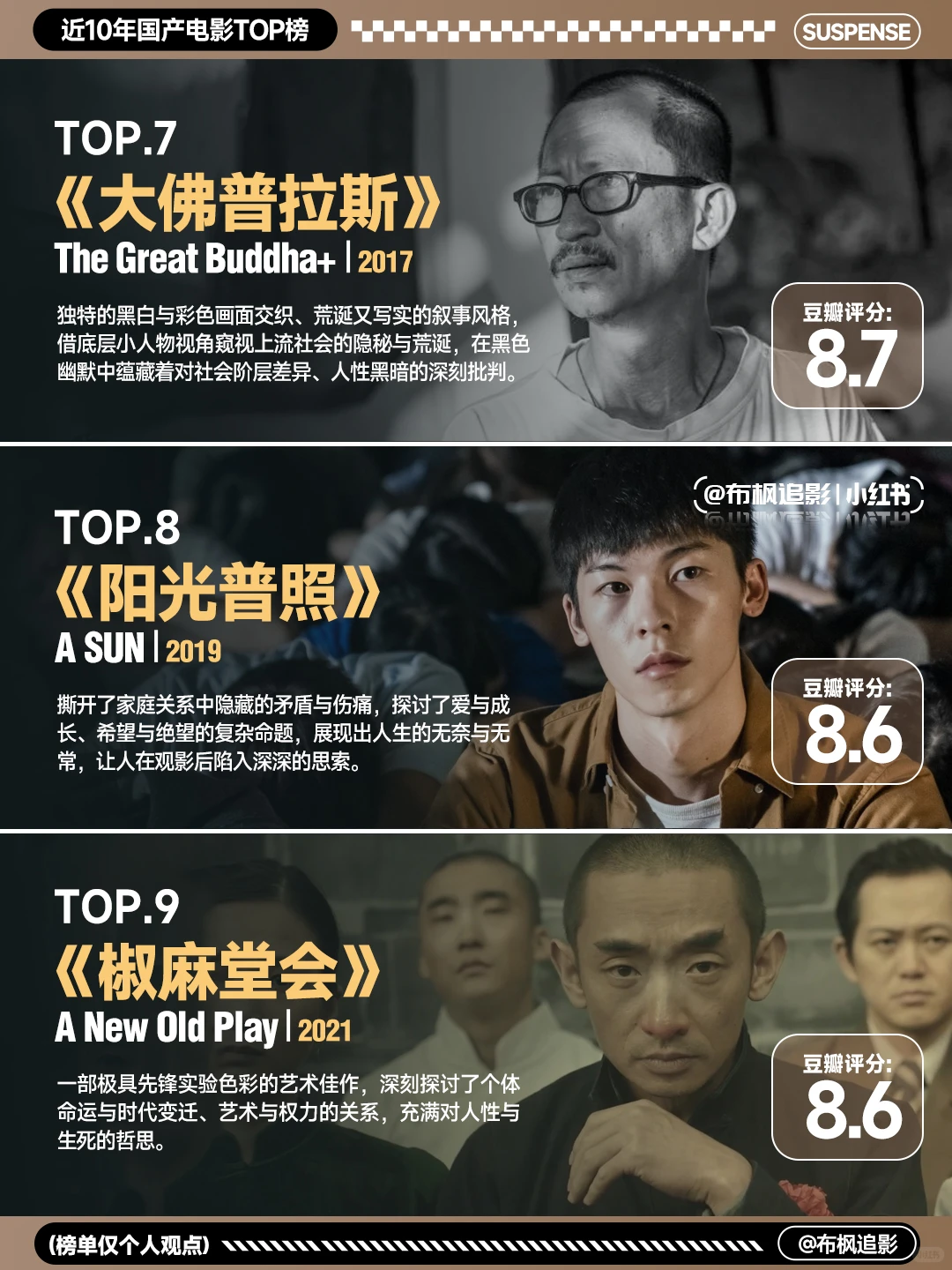 近十年口碑爆棚国产电影TOP榜 - ACGFav