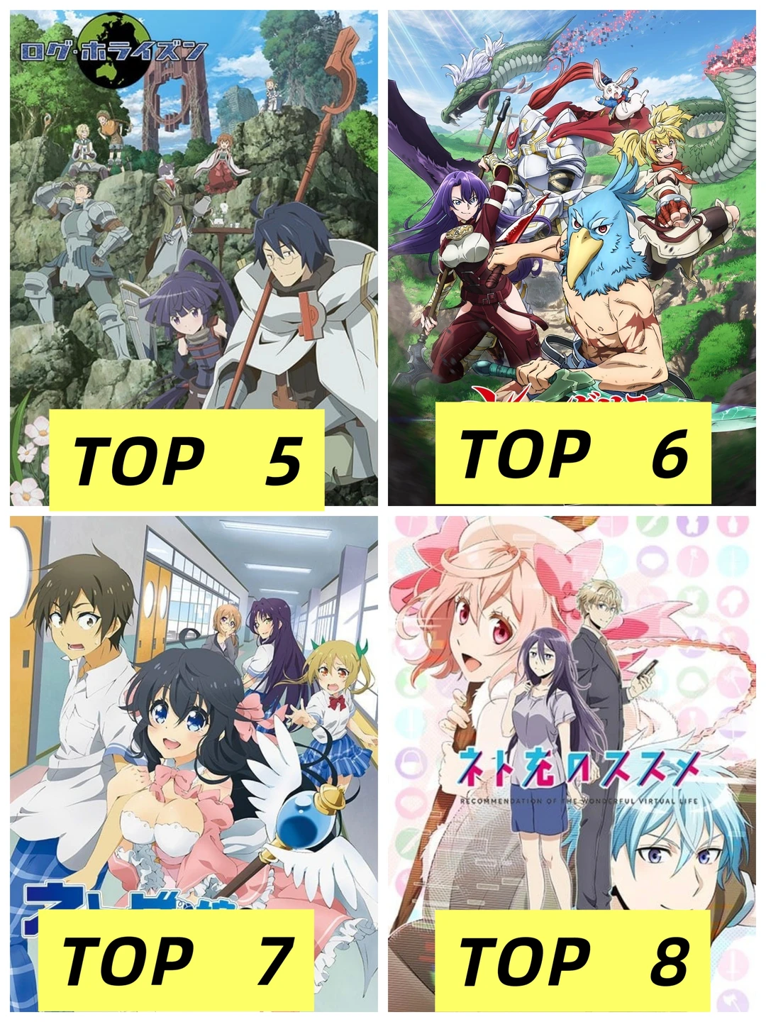 盘点10部「网游」番剧热度排行 TOP10 | 刀剑神域与OVERLORD谁更热