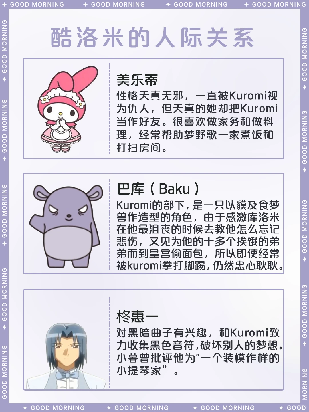 酷洛米Kuromi完整介绍：生日、性格、喜好与三丽鸥角色档案
