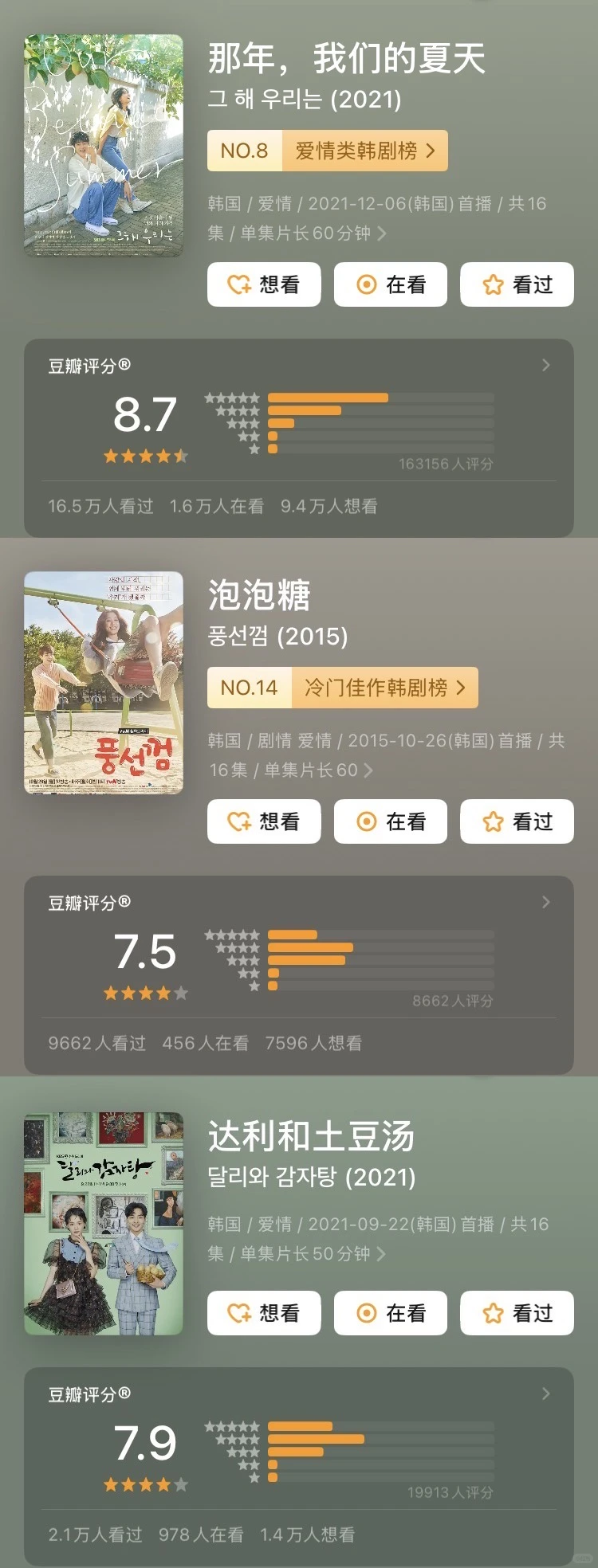 假期宅家必看高甜韩剧｜9部治愈浪漫轻喜剧推荐