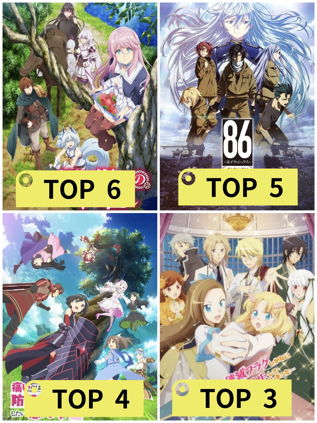 2020-2024最火轻小说改编动漫Top14 豆瓣热度排名
