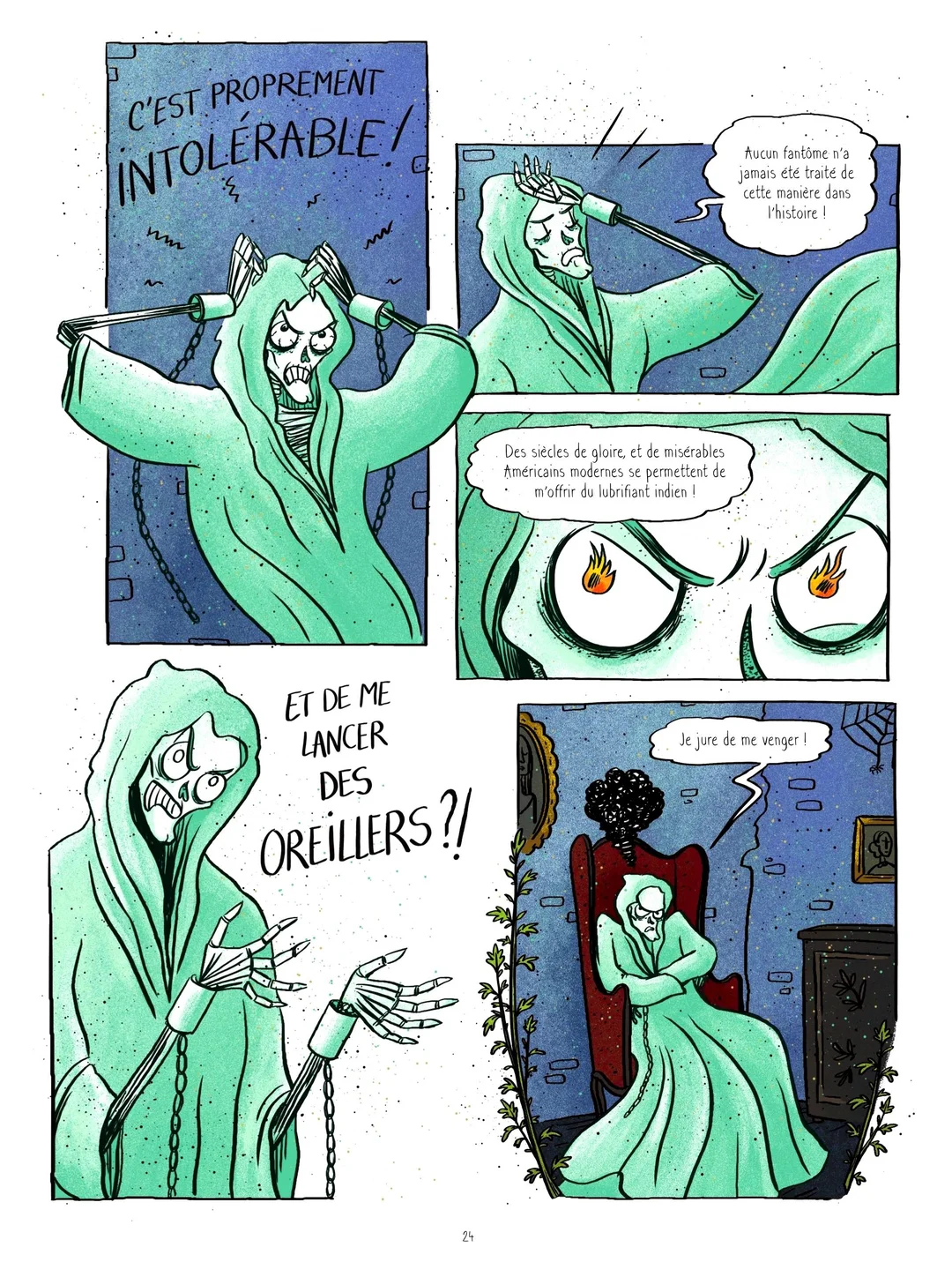 法漫《坎特维尔幽灵》奇幻悬疑漫画推荐:当鬼魂被孩子吓哭