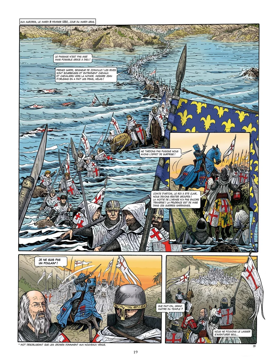 当漫画重现圣路易的十字军悲歌：近臣笔下的第七次东征史诗