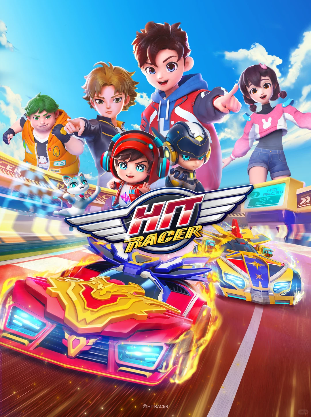韩国科幻动画《Hit Racer》：元宇宙赛车少年的热血追梦之旅