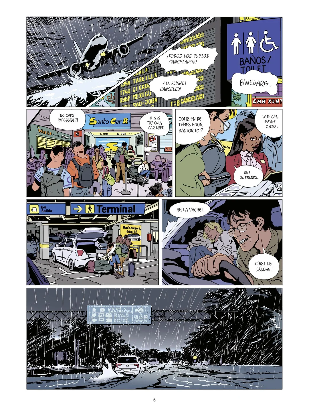 法漫《蜜月》02卷测评：暴雨追杀中的荒诞冒险，俗套与唯美并存的争议之作