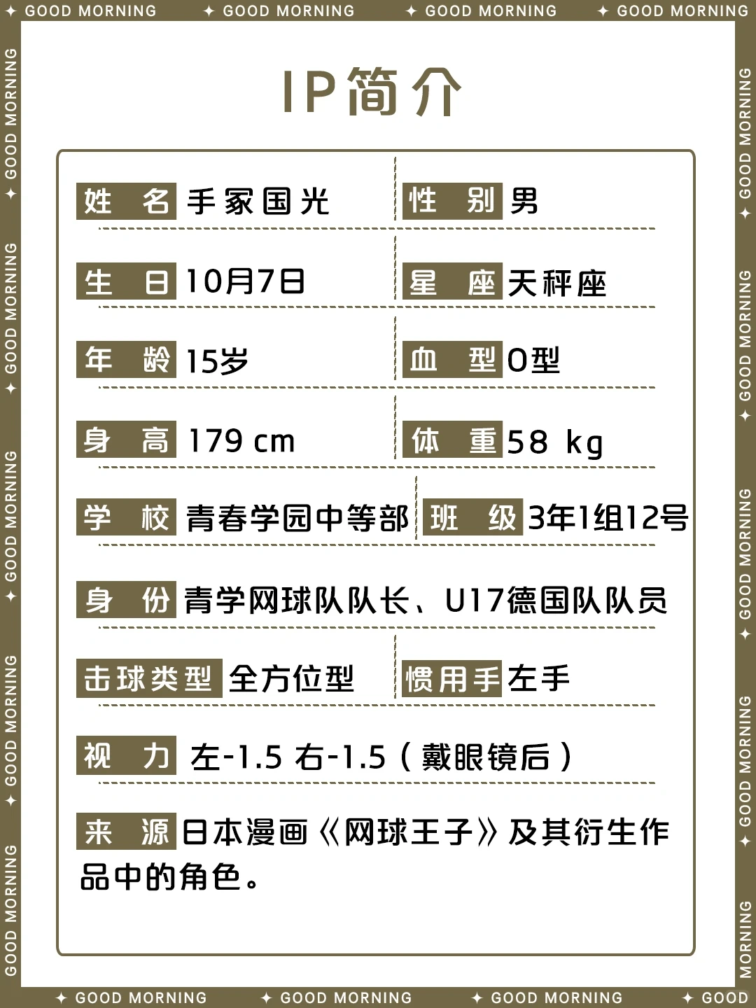 网球王子手冢国光角色详细介绍 | 青学帝王全方位解析