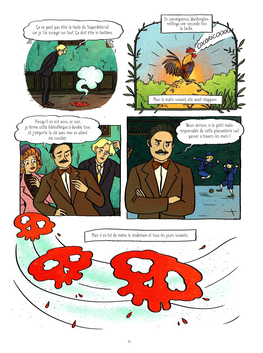 法漫《坎特维尔幽灵》奇幻悬疑漫画推荐:当鬼魂被孩子吓哭