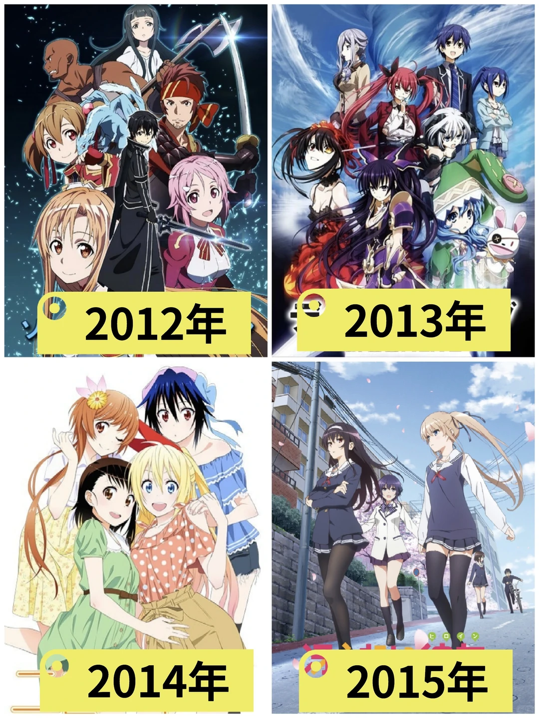 2012-2024每年最火后宫番盘点，哪部是你的入坑作？