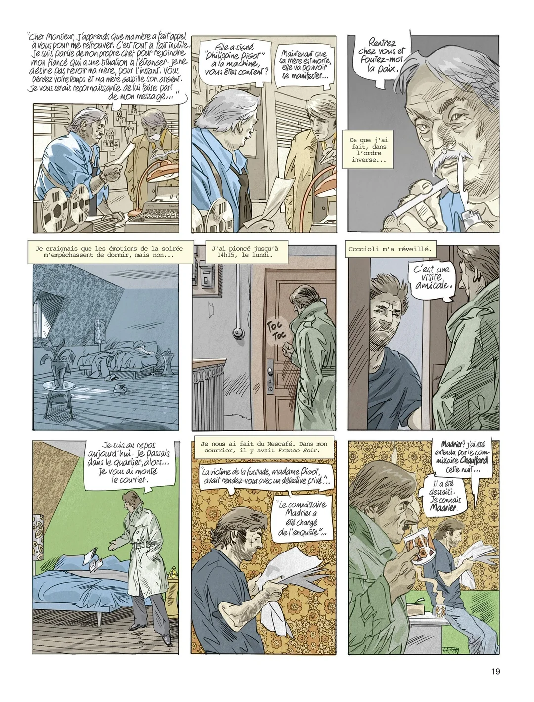 复苏经典：法国悬疑惊悚漫画《白骨森森》带你坠入1975年巴黎火车站谋杀迷局