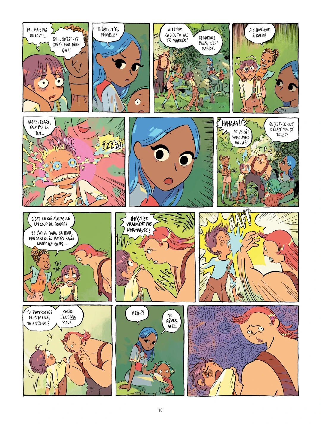 法漫《快如闪电》奇幻冒险漫画推荐：神话岛青春物语 - ACGFav