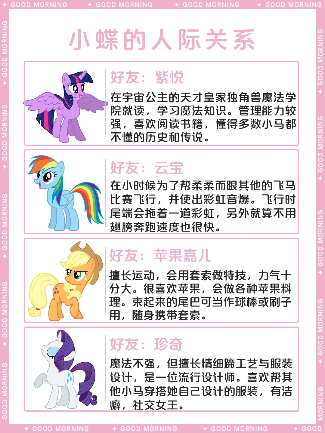 小蝶/柔柔——小马宝莉中的善良天马