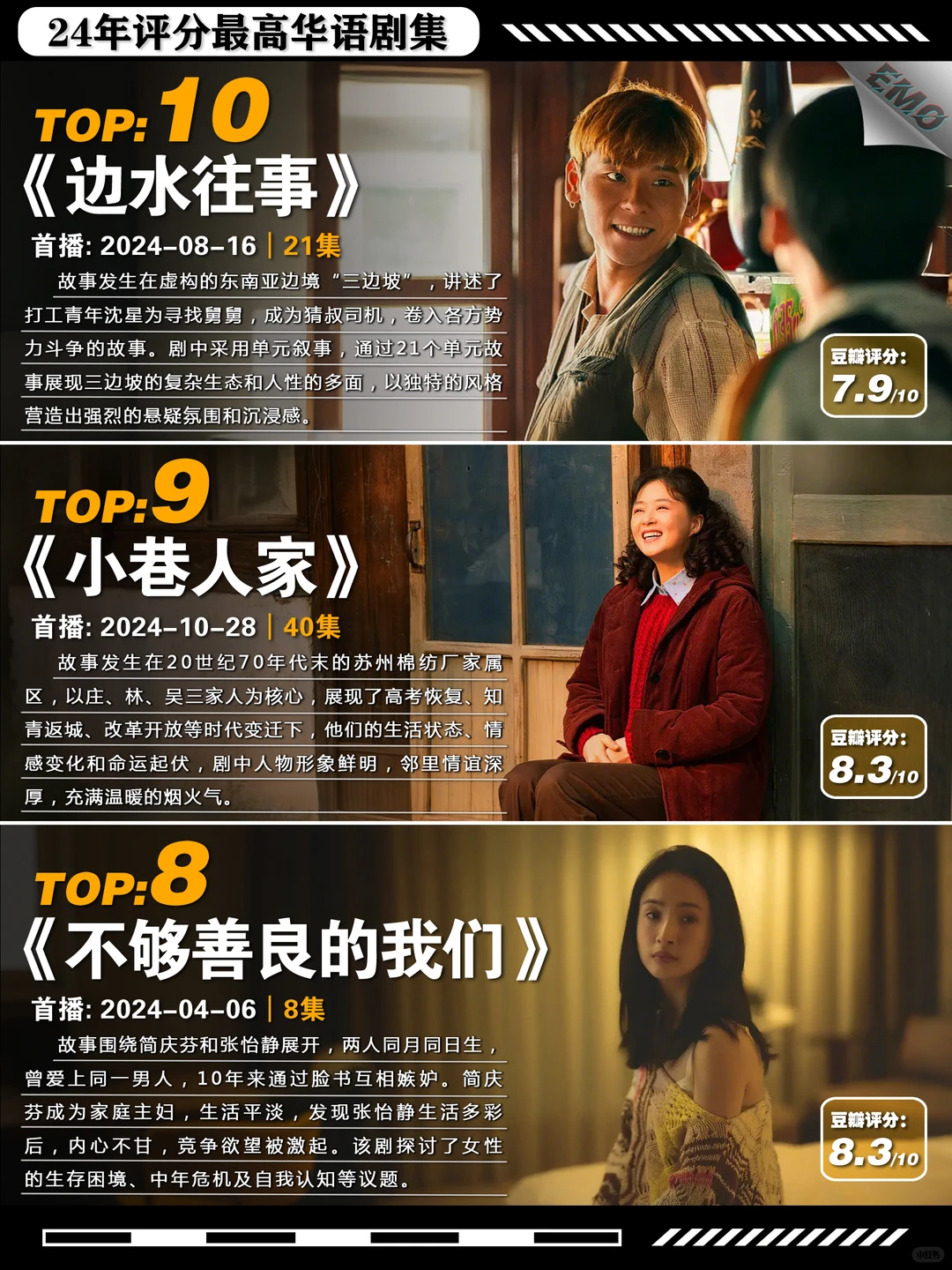 2024华语剧集推荐：豆瓣9.6《山花烂漫时》领衔高分必看清单 - ACGFav