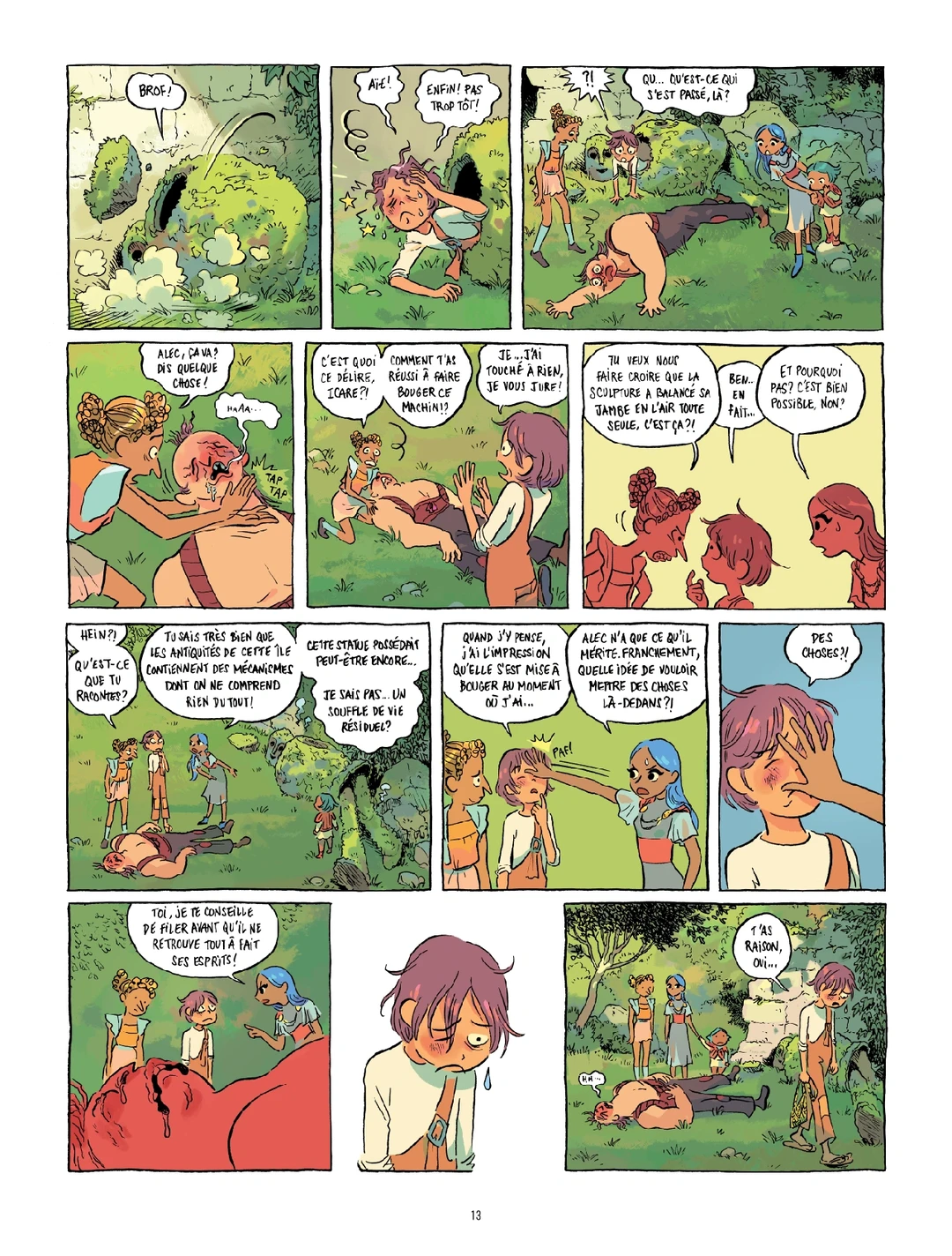法漫《快如闪电》奇幻冒险漫画推荐：神话岛青春物语 - ACGFav