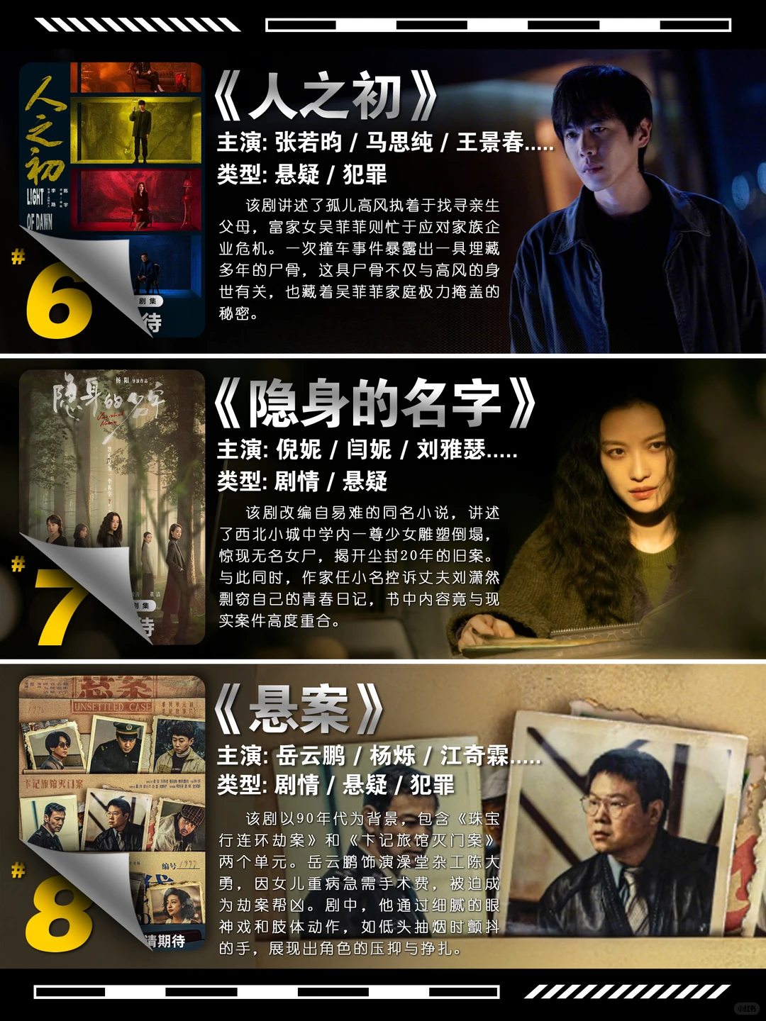 2025年17部豆瓣高分犯罪悬疑剧推荐，拯救周末片荒 - ACGFav