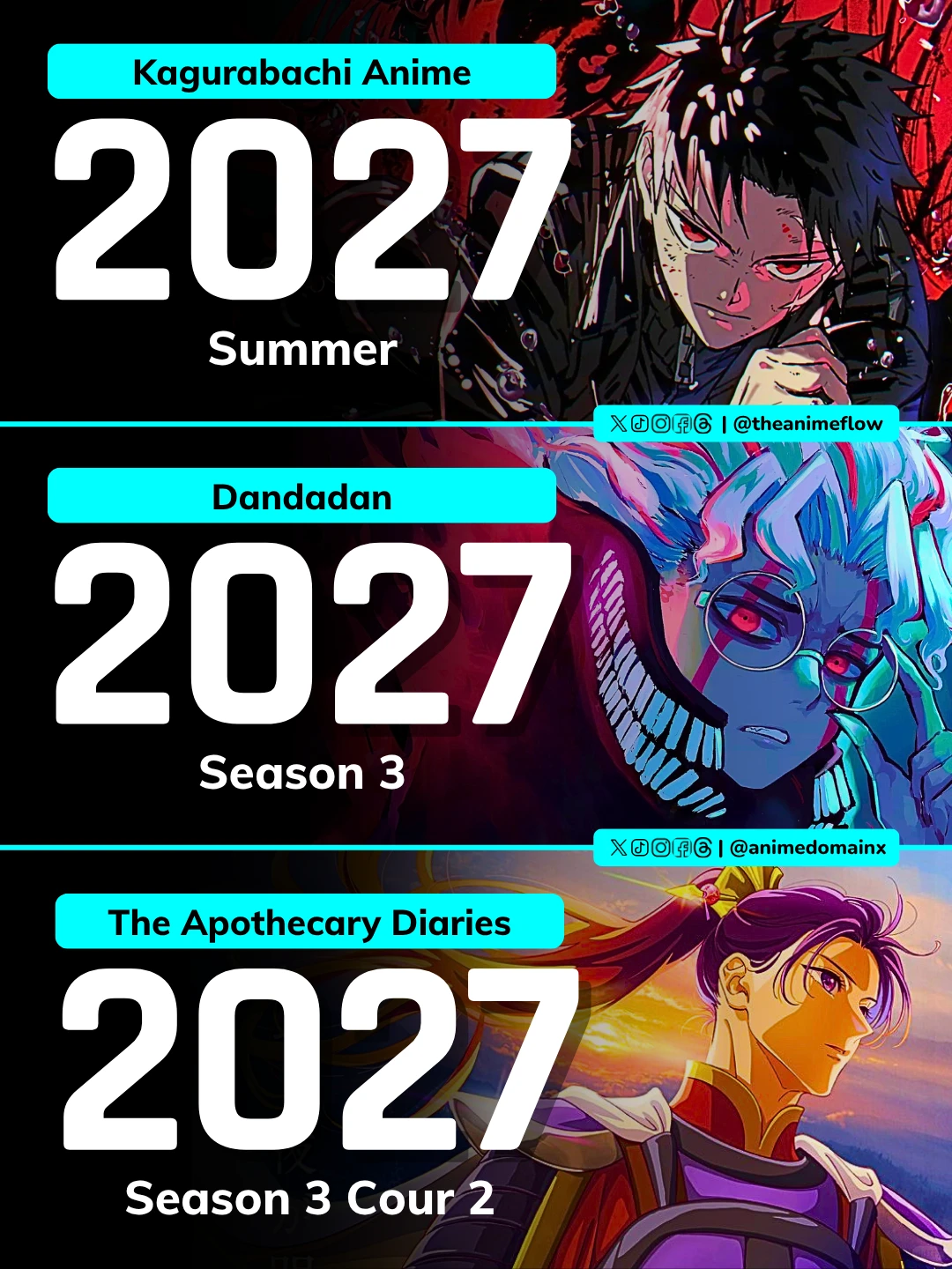 2027年动画档期前瞻：神乐八、葬送的芙莉莲等重磅续作定档 - ACGFav