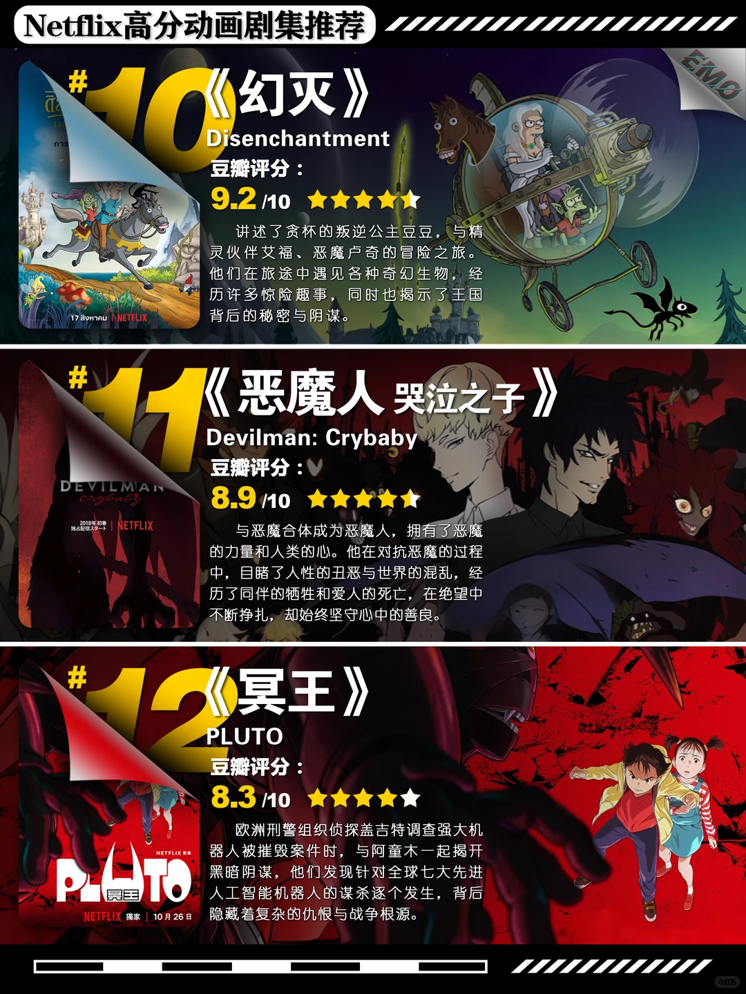 告别片荒！Netflix高分动画剧集终极推荐，二次元爱好者必看的9部封神之作