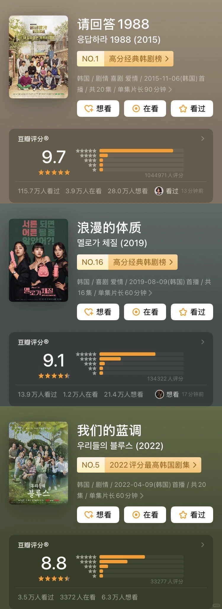 停止内耗｜9部温暖治愈韩剧推荐，拯救剧荒的你