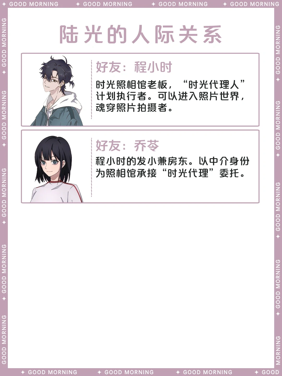 陆光人物介绍 - 时光代理人角色档案