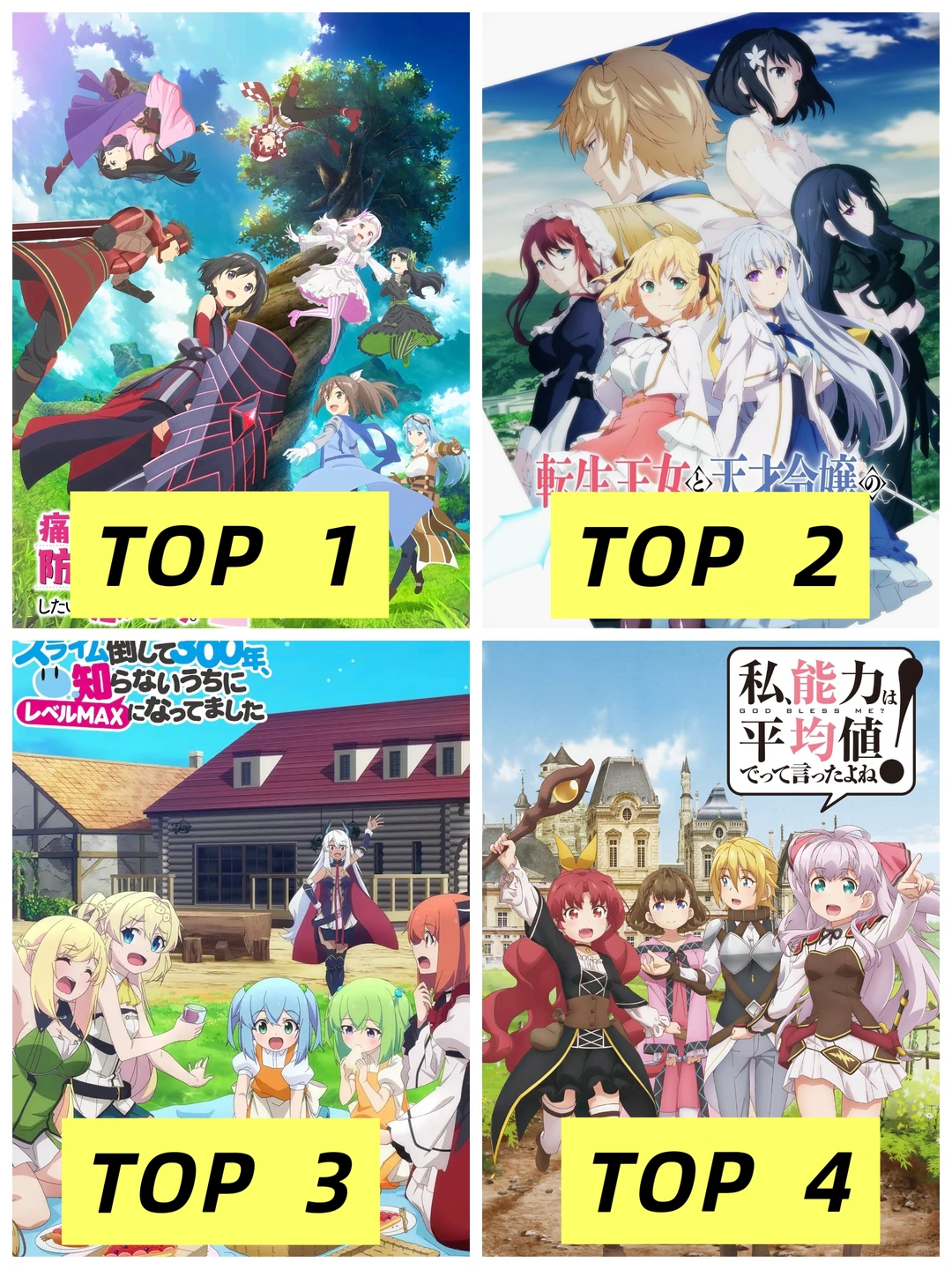 10部异世界百合番剧热度排行，你看过几部？