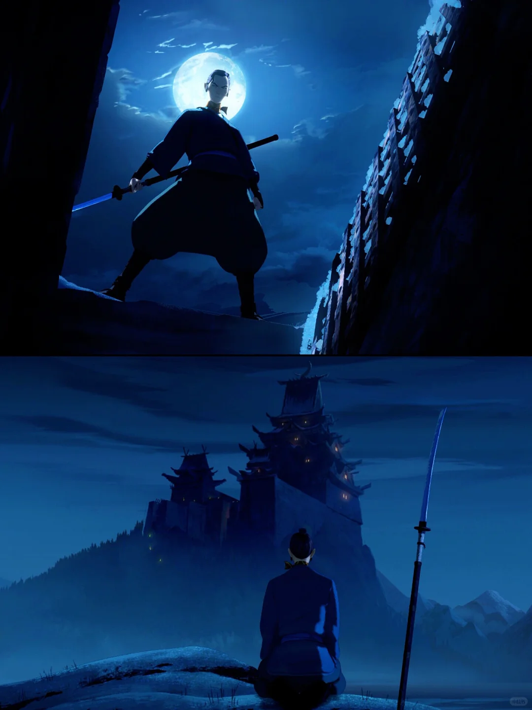 《蓝眼武士》深度评析：Netflix成人动画神作，强悍女主阿水的复仇史诗