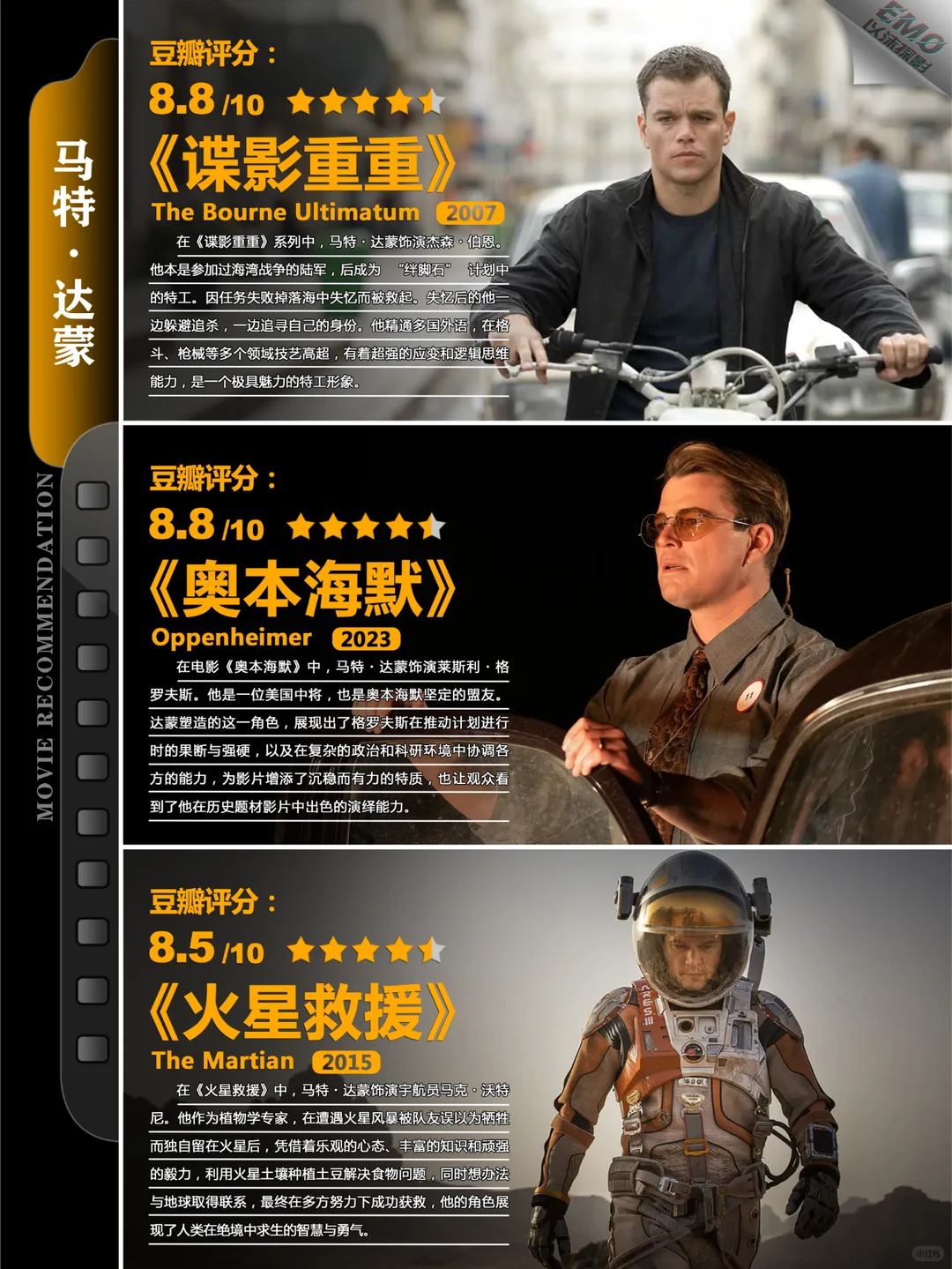 马特·达蒙电影推荐：从心灵捕手到谍影重重新经典 - ACGFav