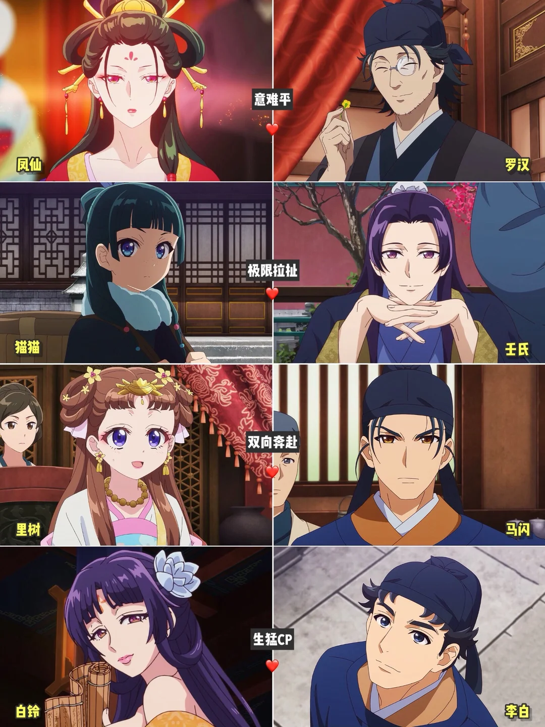 《药屋少女的呢喃》最终回预测：4对CP几对HE？