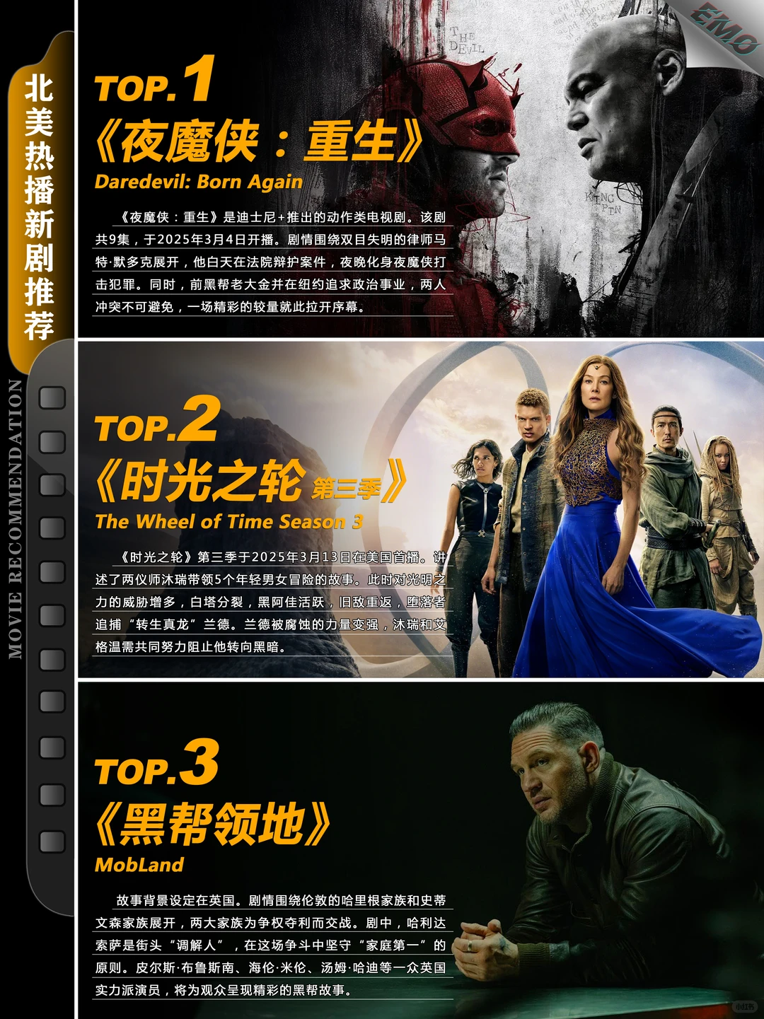 2025年3月海外新剧推荐 | 夜魔侠重生、时光之轮第三季等八部必看 - ACGFav