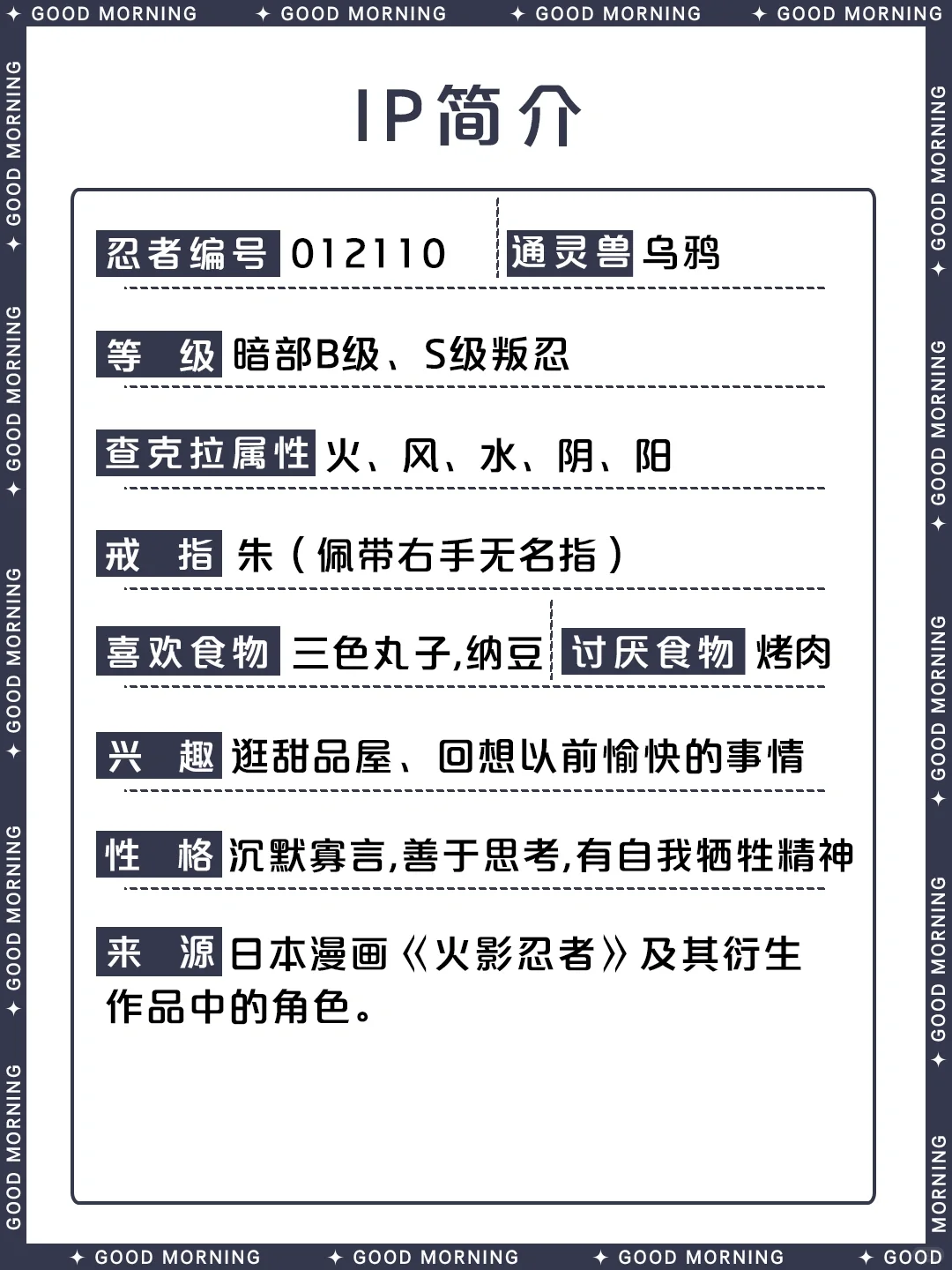 宇智波鼬角色档案｜火影忍者最悲情的天才忍者