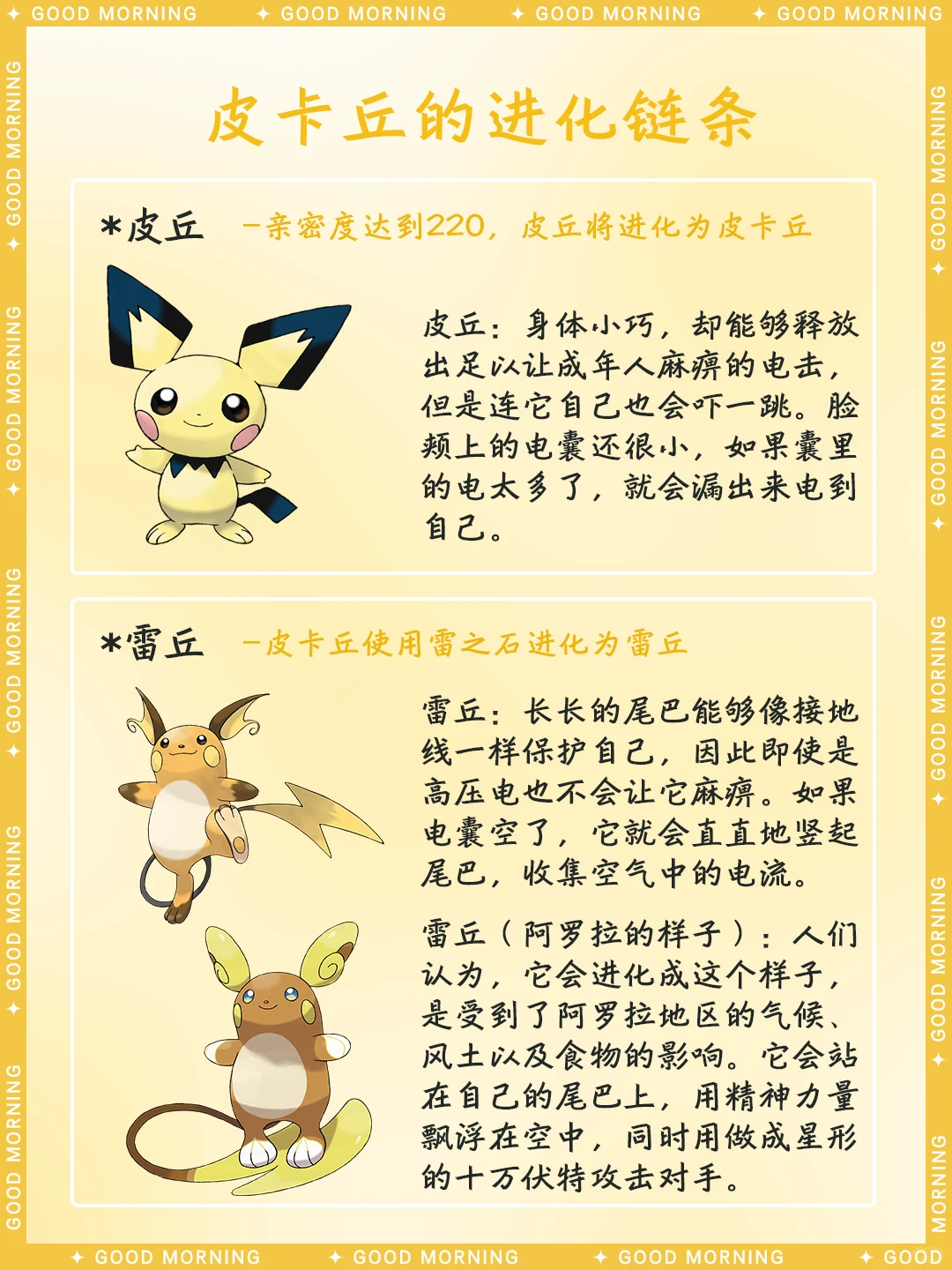 皮卡丘：电系鼠宝可梦的全面介绍