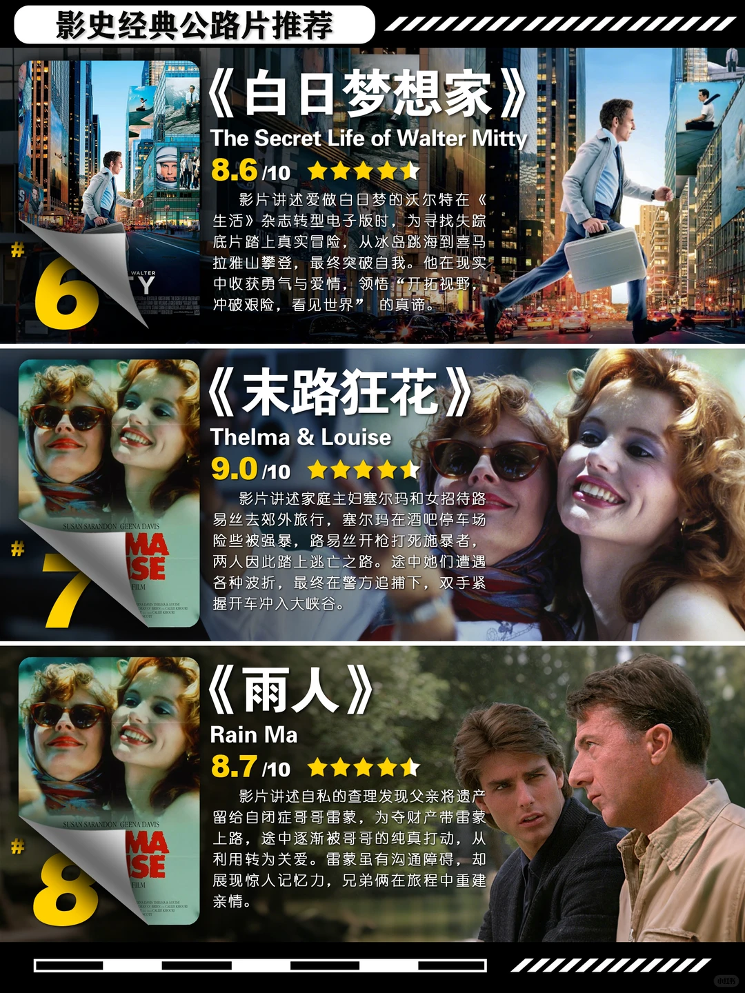 豆瓣高分经典公路片盘点：绿皮书、末路狂花等人生电影 - ACGFav