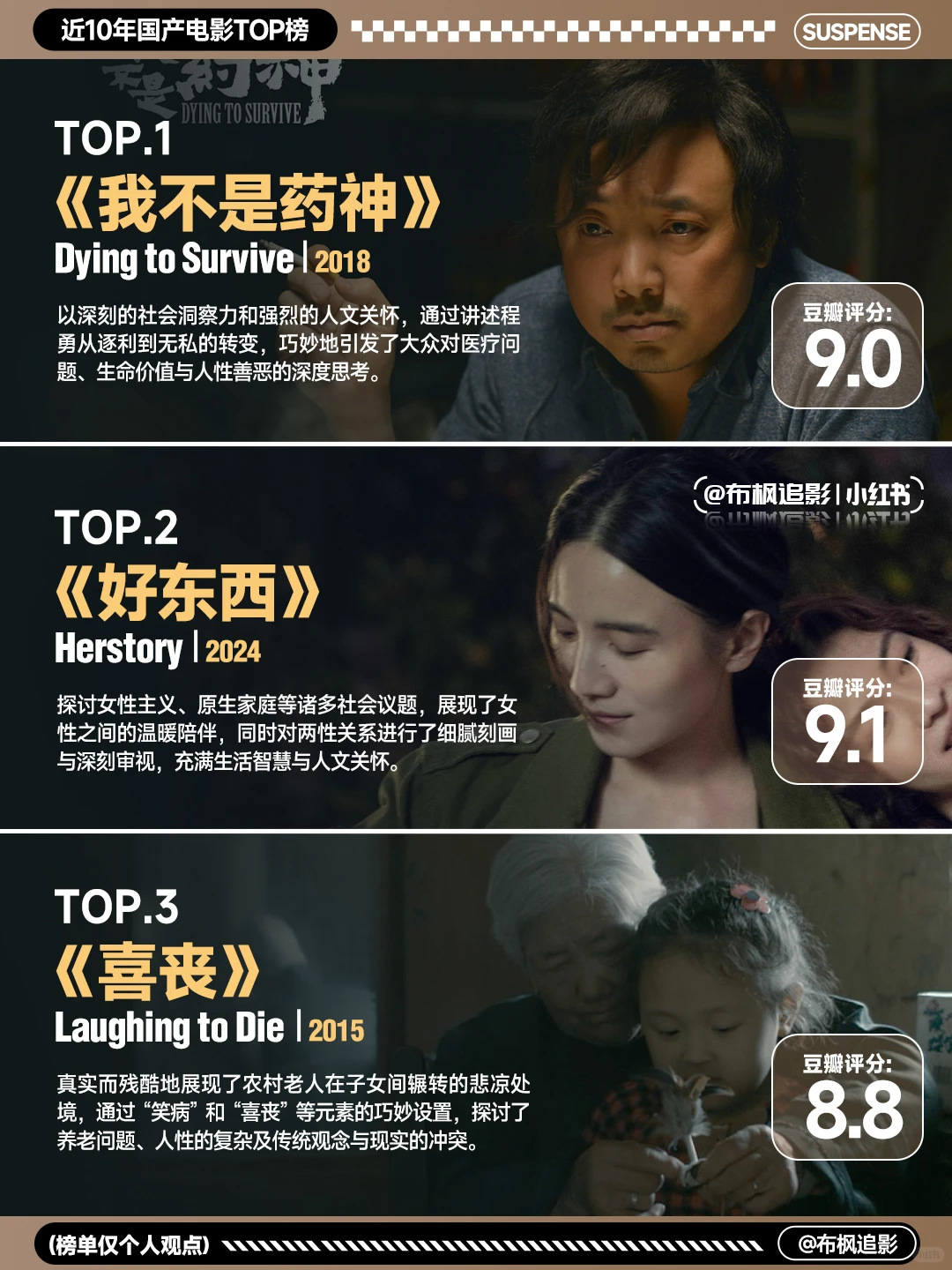 近十年口碑爆棚国产电影TOP榜 - ACGFav