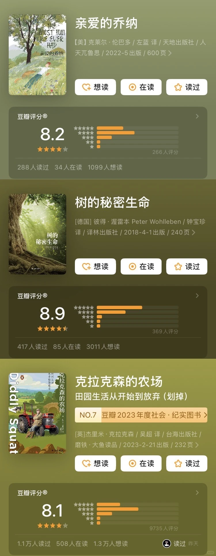 春日的9本绿色书单：让心灵住进春天里 | ACGFav