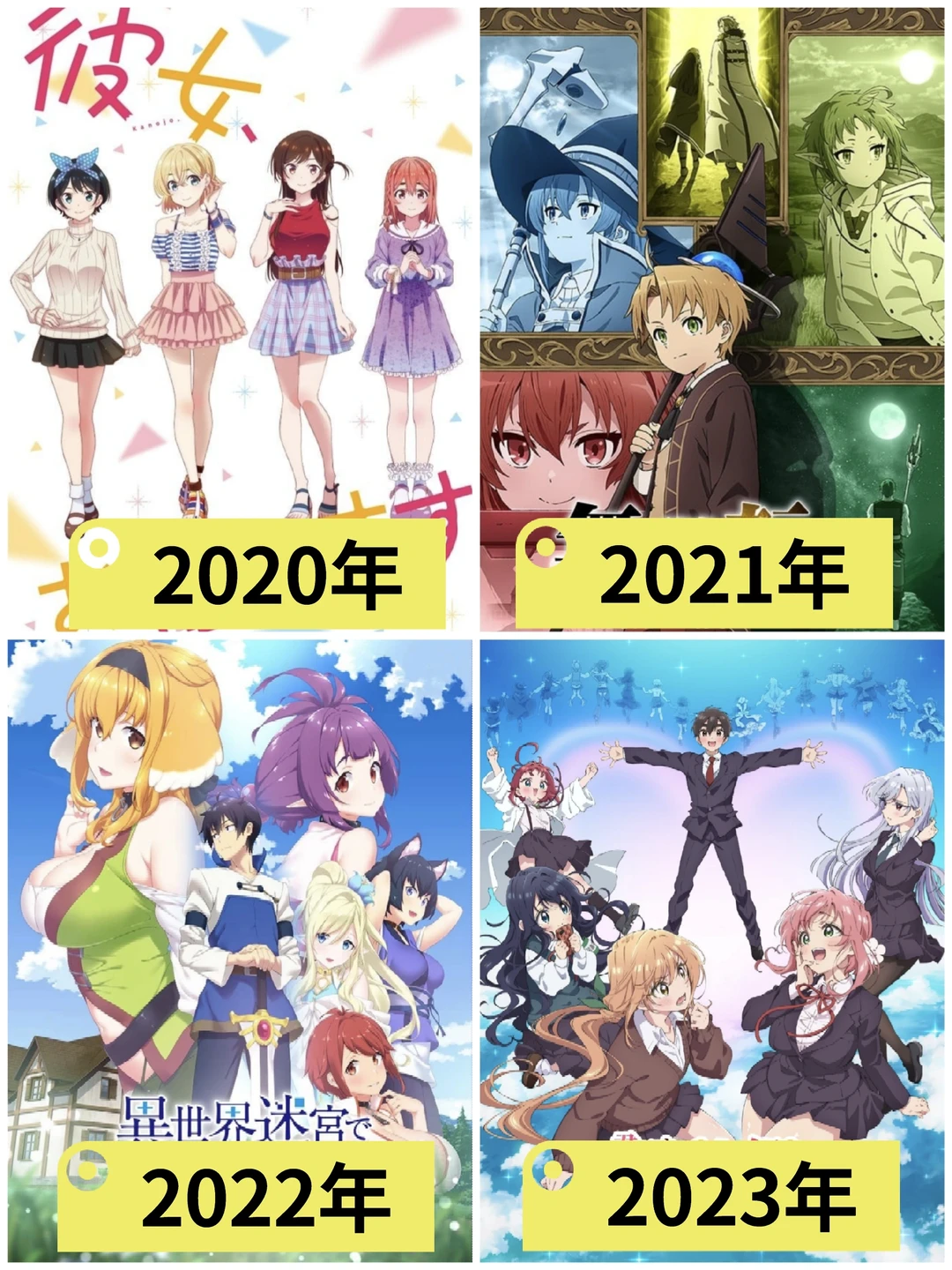 2012～2024每年一部最火的后宫番盘点！