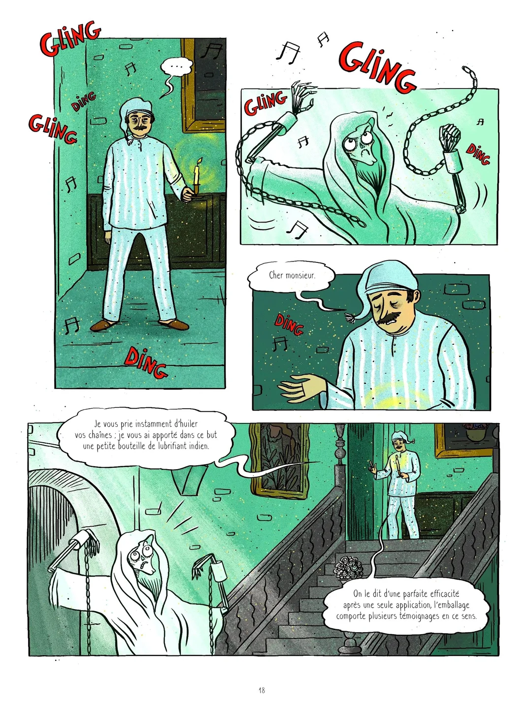 法漫《坎特维尔幽灵》奇幻悬疑漫画推荐:当鬼魂被孩子吓哭