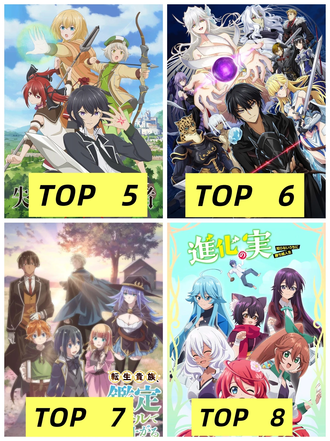 盘点12部异世界厕纸番剧【热度排行】