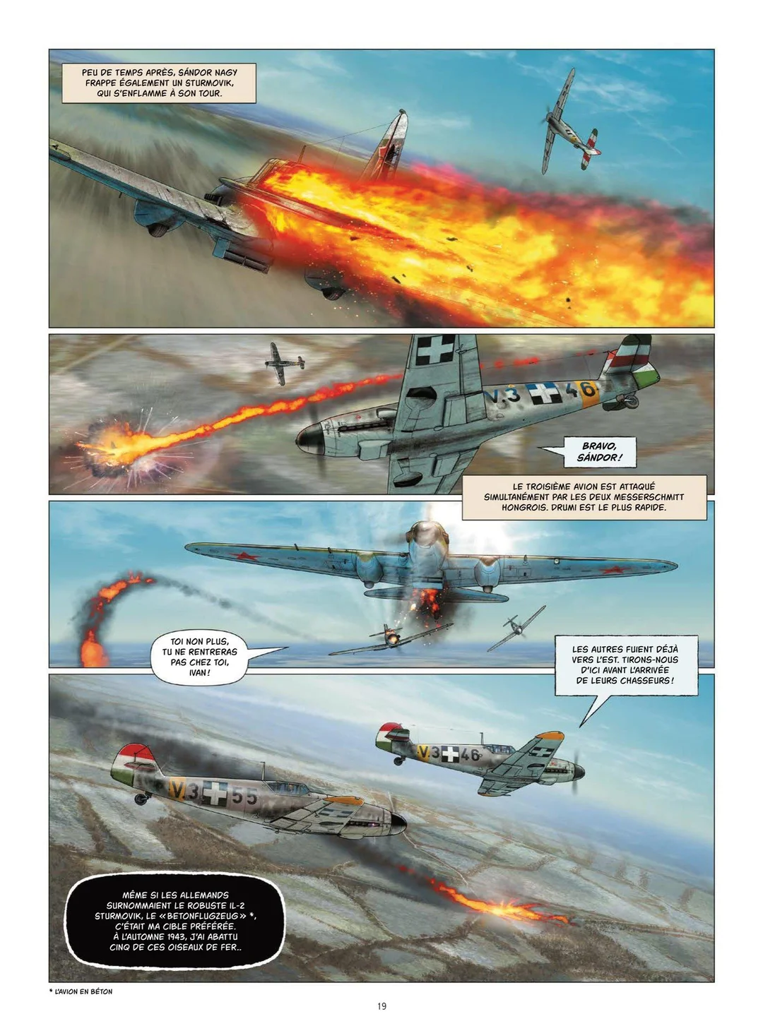 法国漫画《注定灭亡的美洲狮》：二战匈牙利空战秘史漫画化