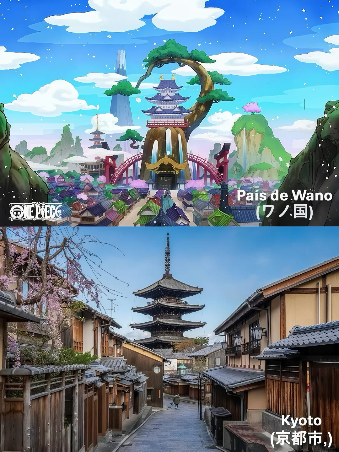 海贼王真实取景地巡礼：从威尼斯到京都的动漫圣地 - ACGFav