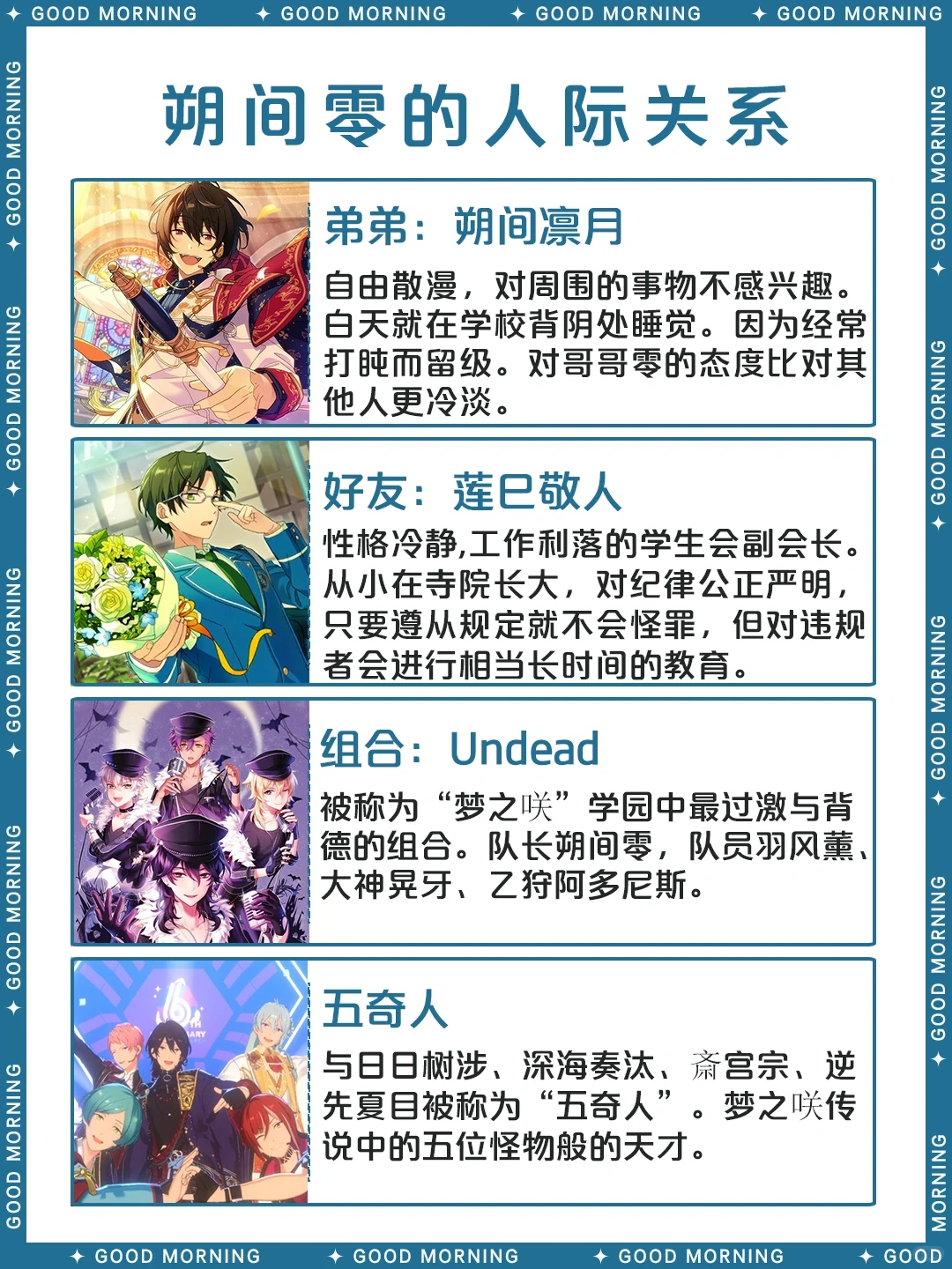 朔间零 | 偶像梦幻祭角色介绍 - 吸血鬼魔王朔间零
