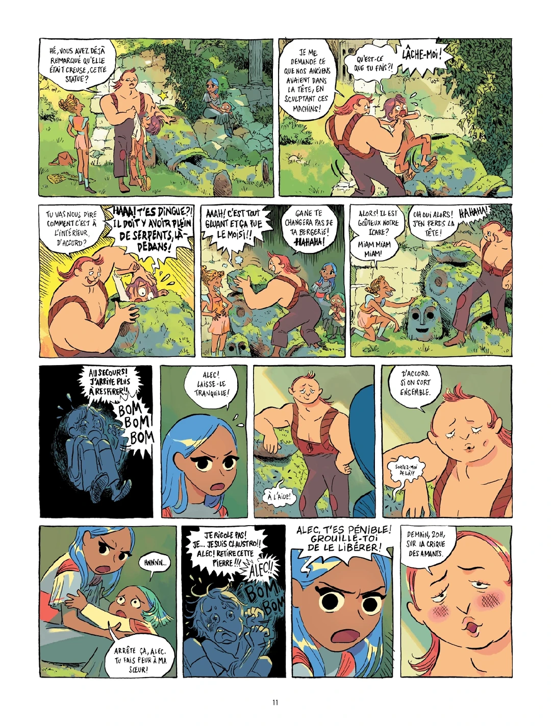 法漫《快如闪电》奇幻冒险漫画推荐：神话岛青春物语 - ACGFav