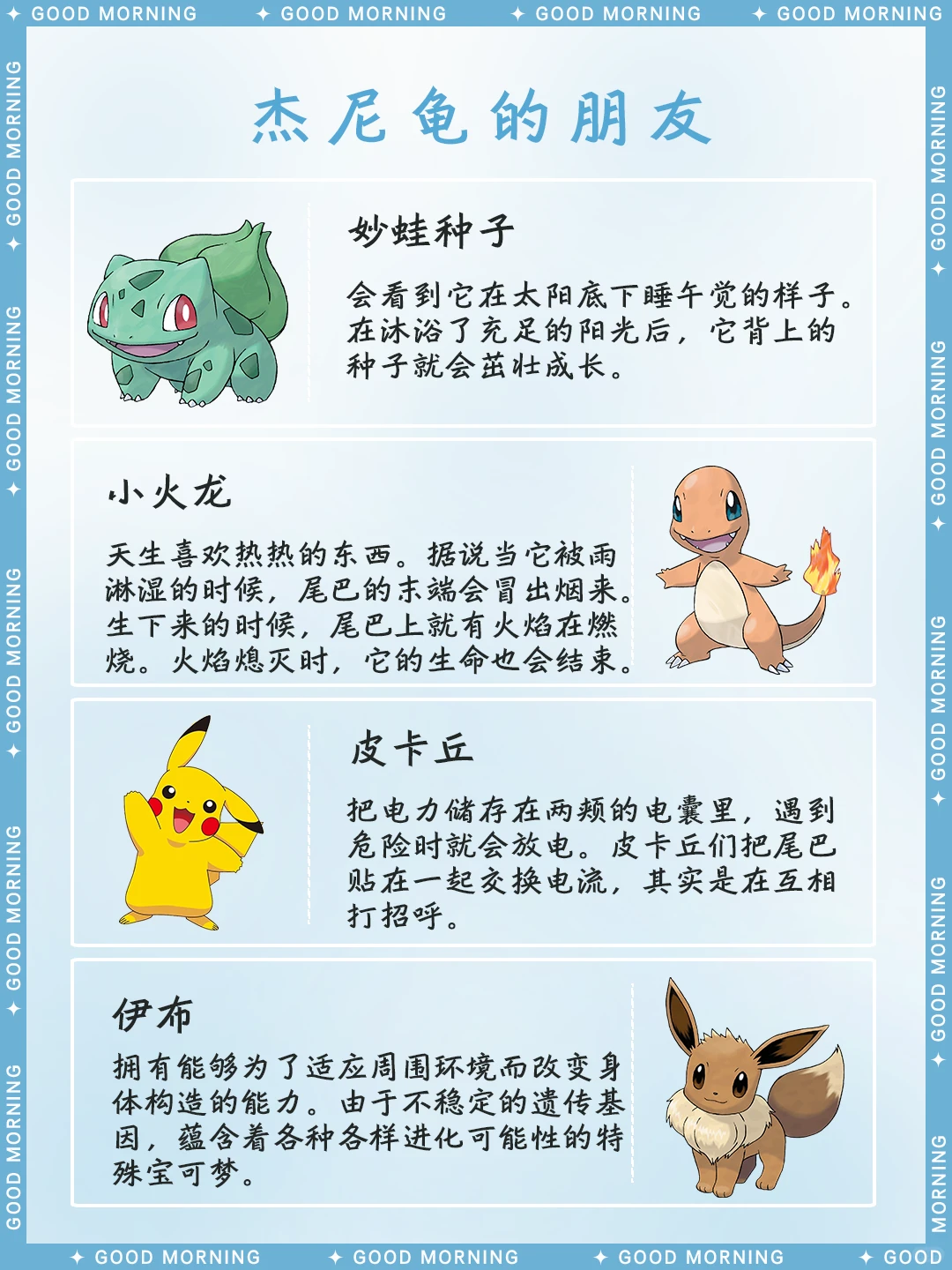杰尼龟图鉴：属性、特性、招式一览