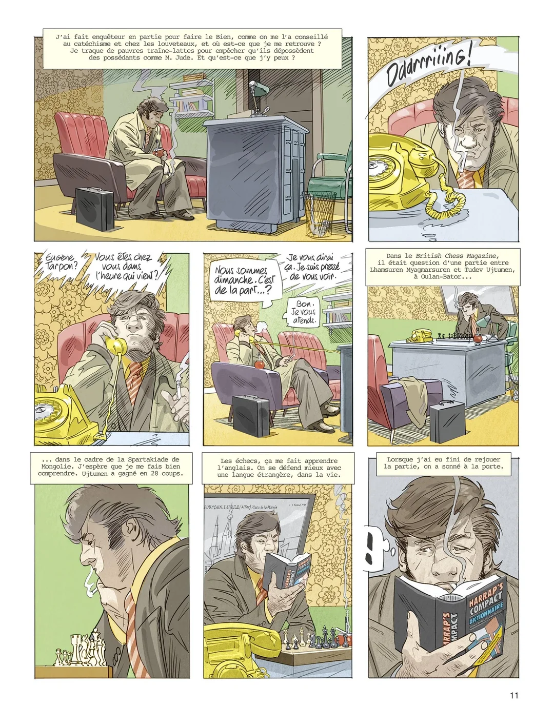 法国悬疑惊悚漫画《白骨森森》推荐：侦探欧仁·塔尔蓬的黑暗调查 - ACGFav