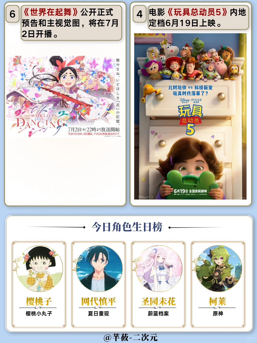 2026年5月8日二次元资讯速递